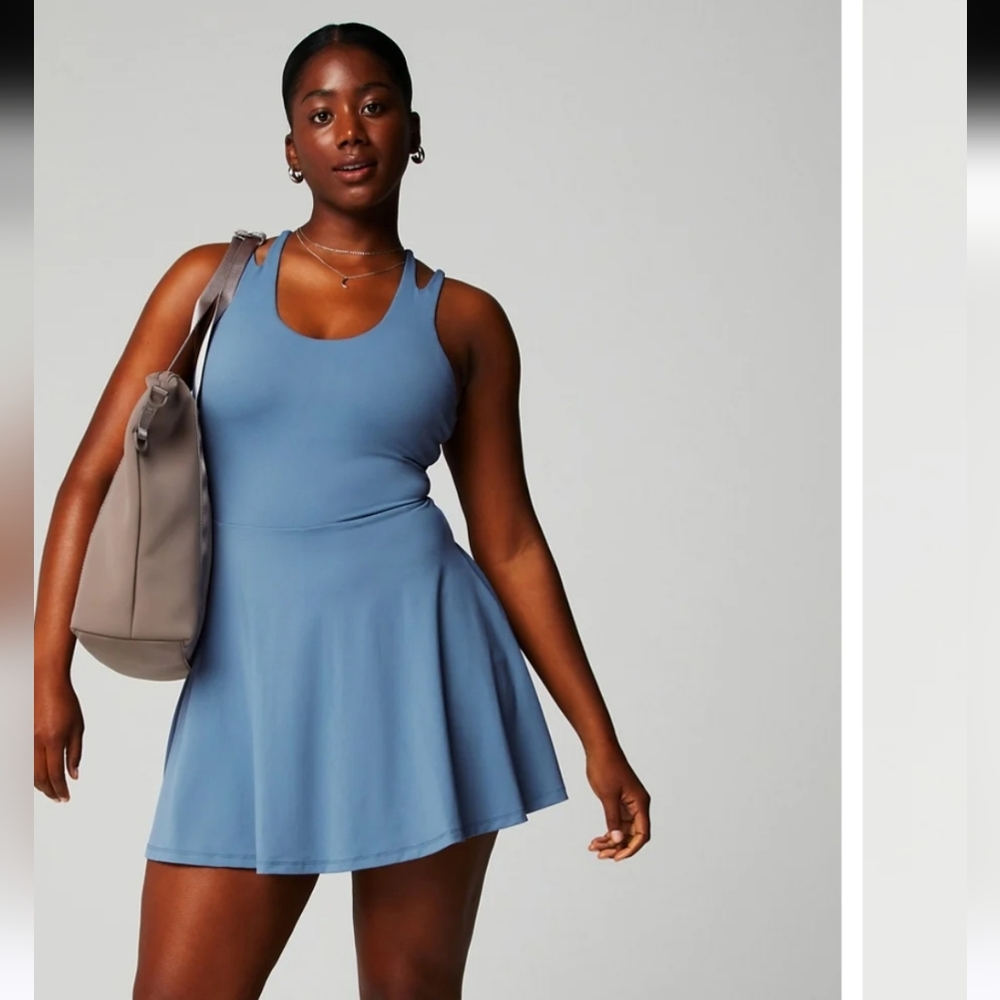 Fabletics Light Blue Boost Performance Sleeveless… - image 1